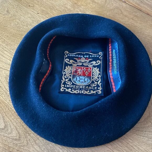 Vintage Foulard  DeLuxe  beret - Picture 3 of 8